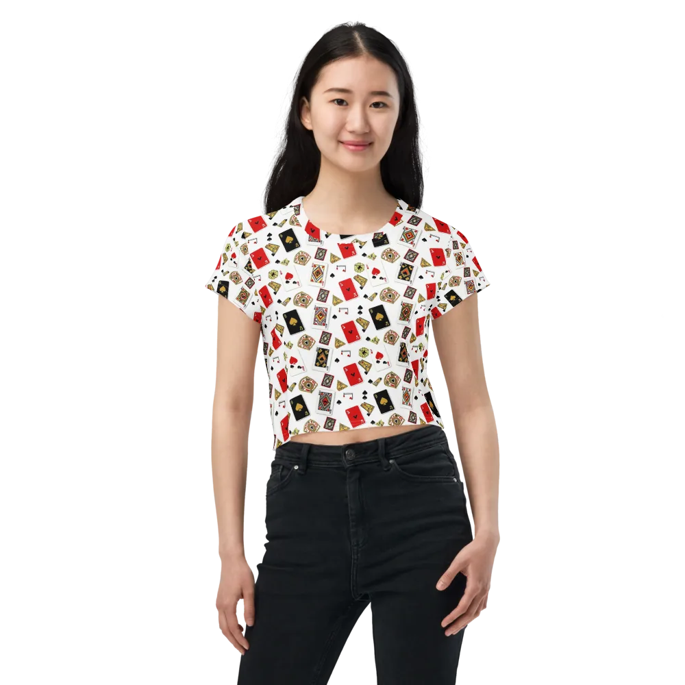 Midnight Deal on Crop Tee — Front