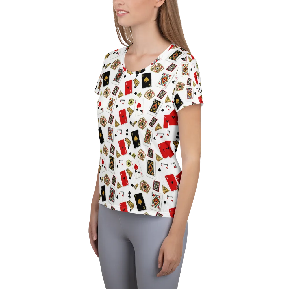 Midnight Deal on Women's Athletic T-Shirt — Left