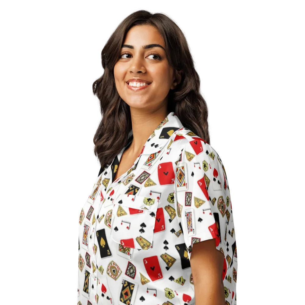 Midnight Deal on Women's Short Sleeve Pajama Top — Left Front
