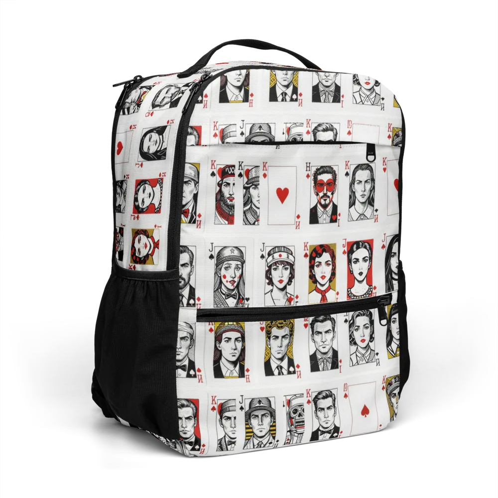 House of Faces on Utility Backpack — Right Front