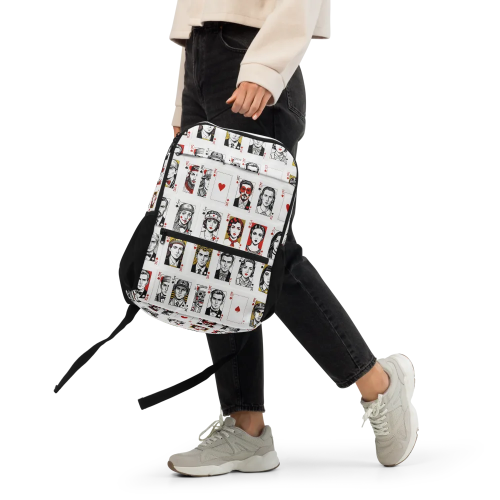 House of Faces on Utility Backpack — Front