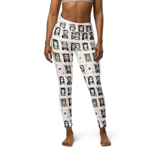 House of Faces on a Yoga Leggings