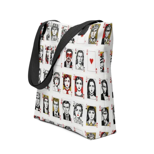 House of Faces on a Tote Bag