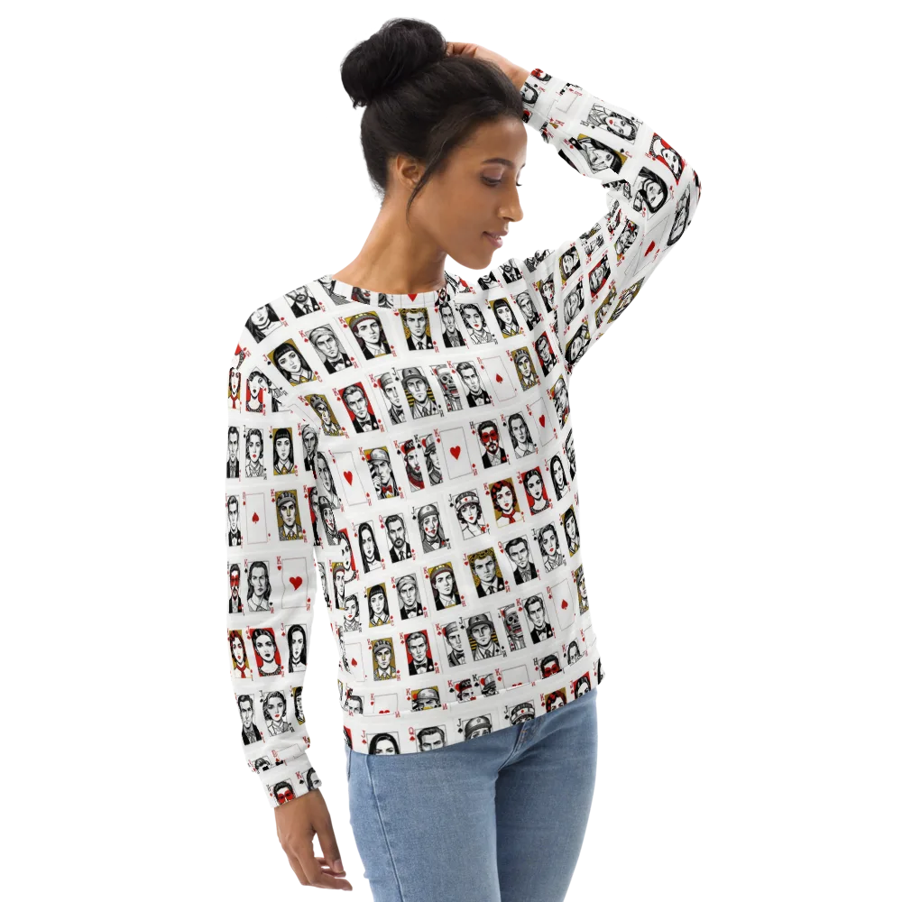 House of Faces on Sweatshirt — Right Front