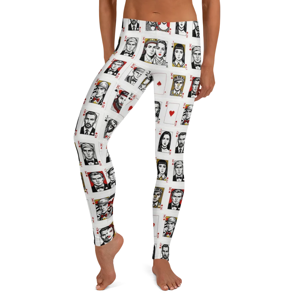 House of Faces on Leggings — Front