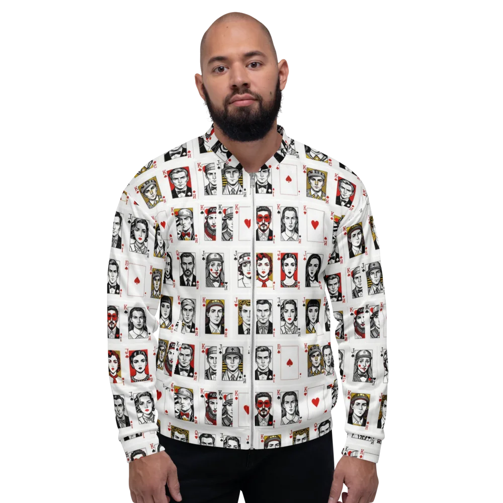 House of Faces on Bomber Jacket — Front