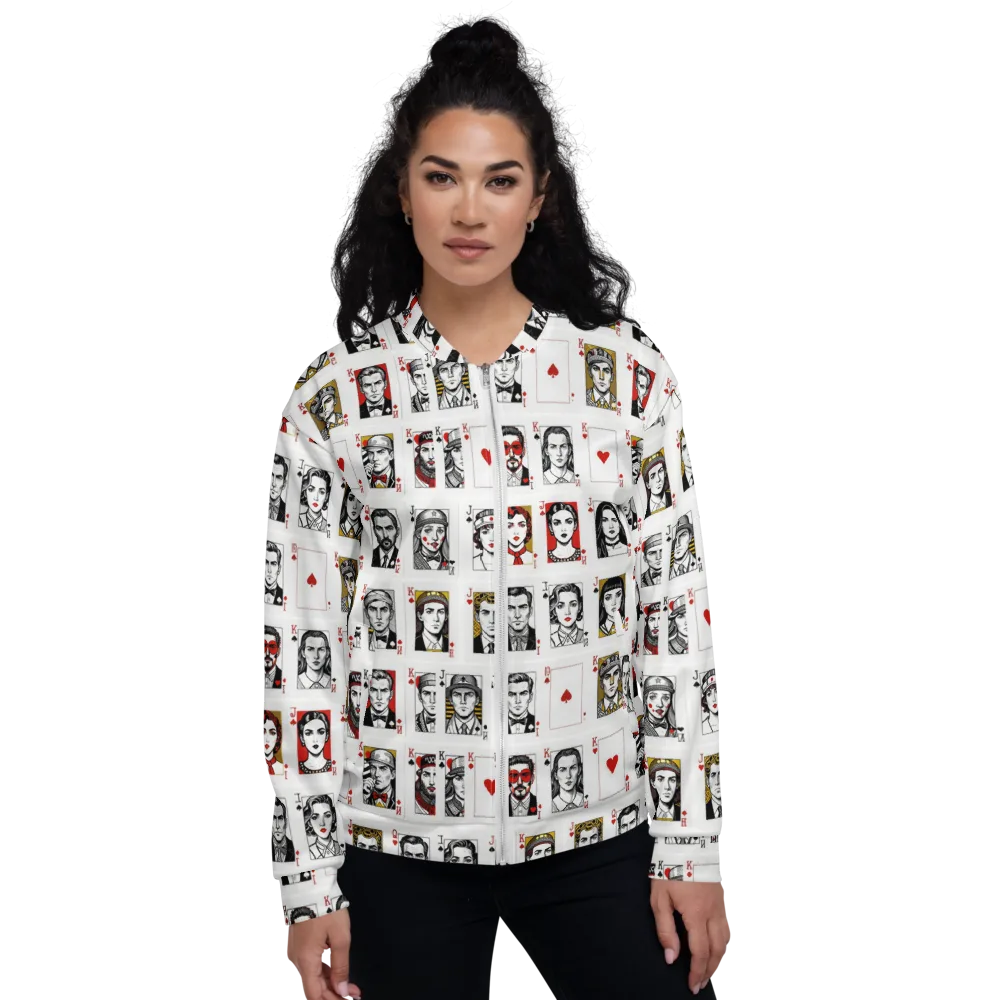 House of Faces on Bomber Jacket — Front