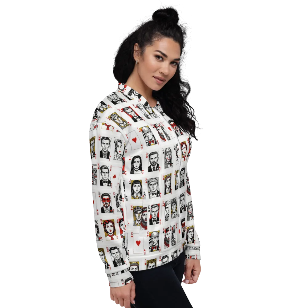 House of Faces on Bomber Jacket — Right