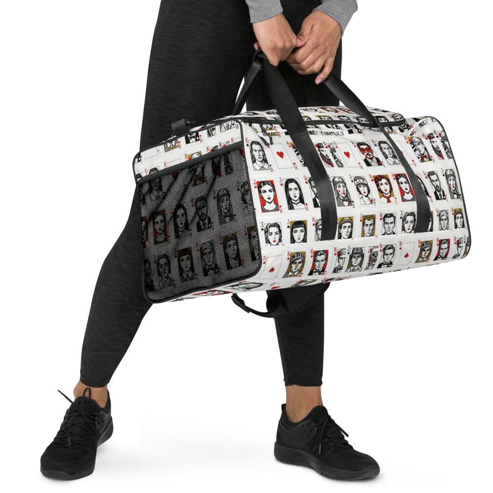 House of Faces on Duffle Bag — Right Front
