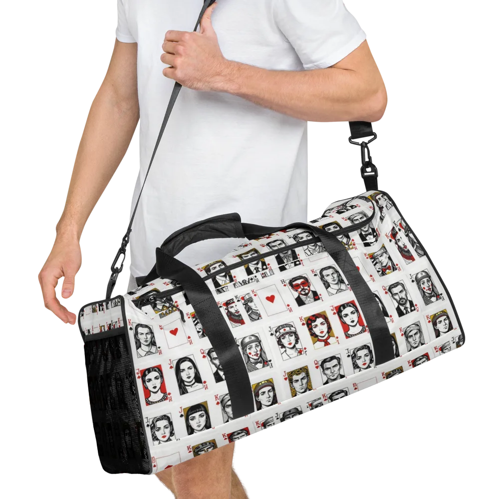 House of Faces on Duffle Bag — Right Front