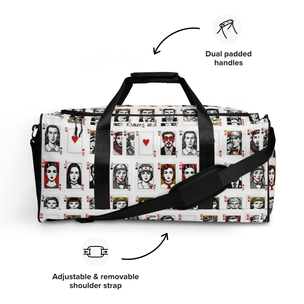 House of Faces on Duffle Bag — Front