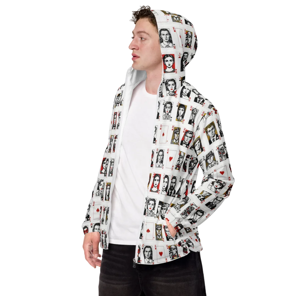House of Faces on Men's Windbreaker — Left Front