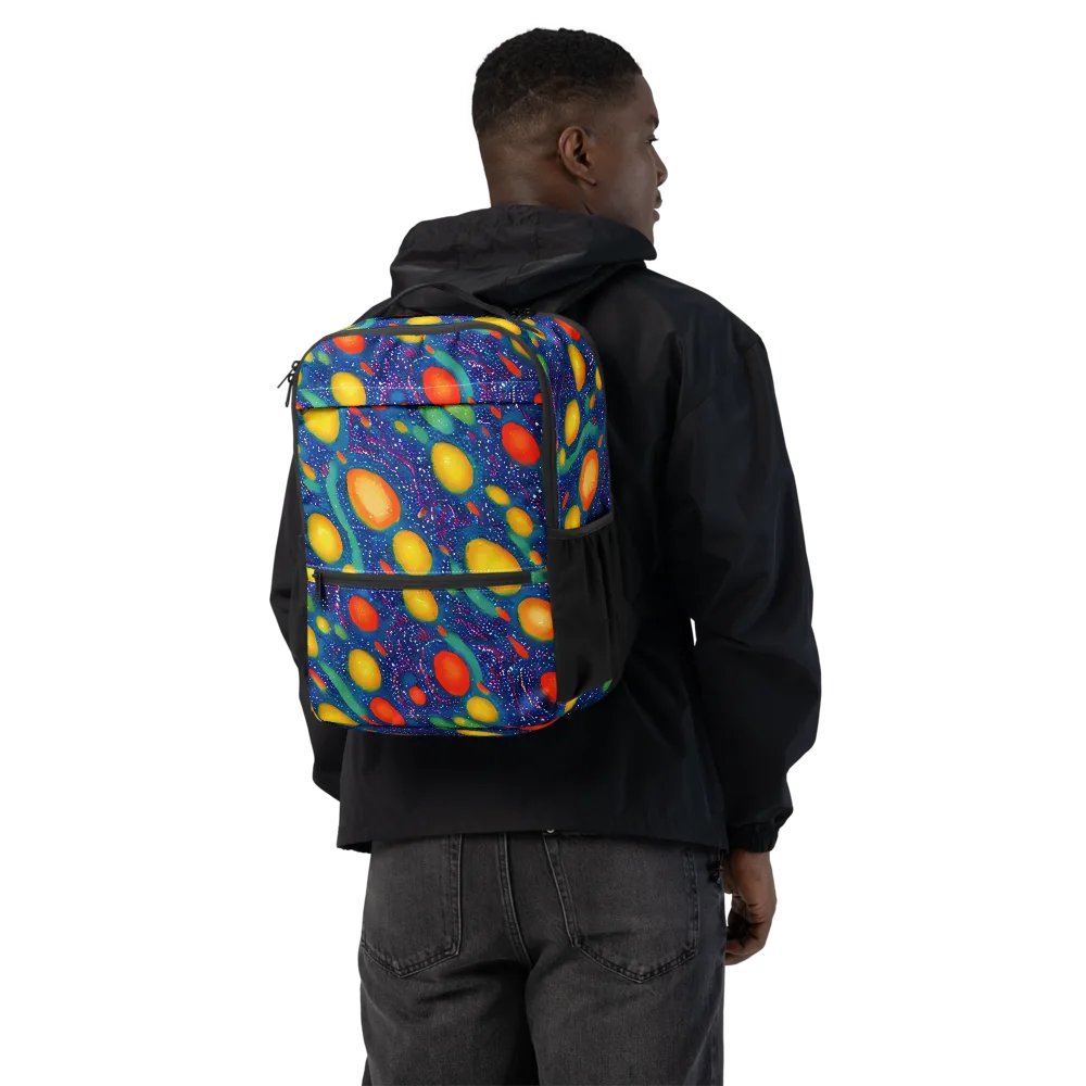 Cosmic Citrus on Utility Backpack — Back
