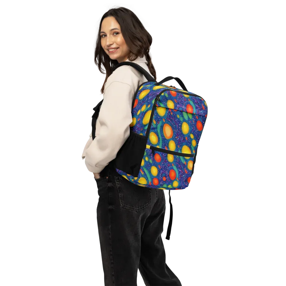 Cosmic Citrus on Utility Backpack — Back