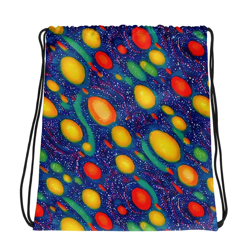 Cosmic Citrus on Drawstring Bag — Photo