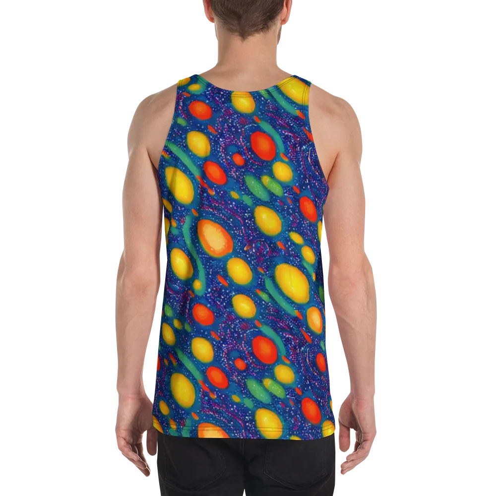 Cosmic Citrus on Men's Tank Top — Back