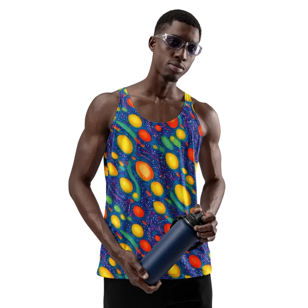 Cosmic Citrus on Men's Tank Top — Front