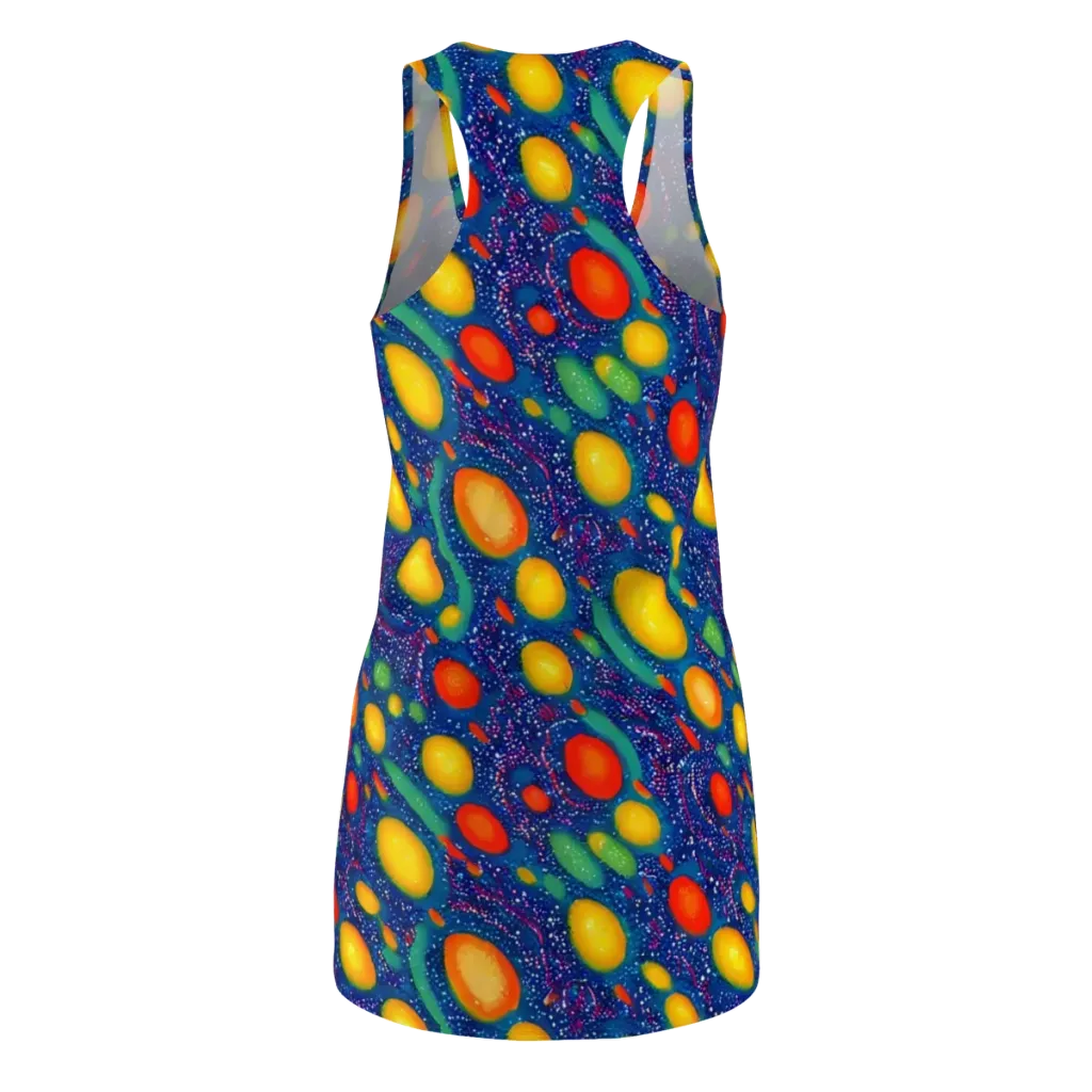 Cosmic Citrus on Racerback Dress — Back