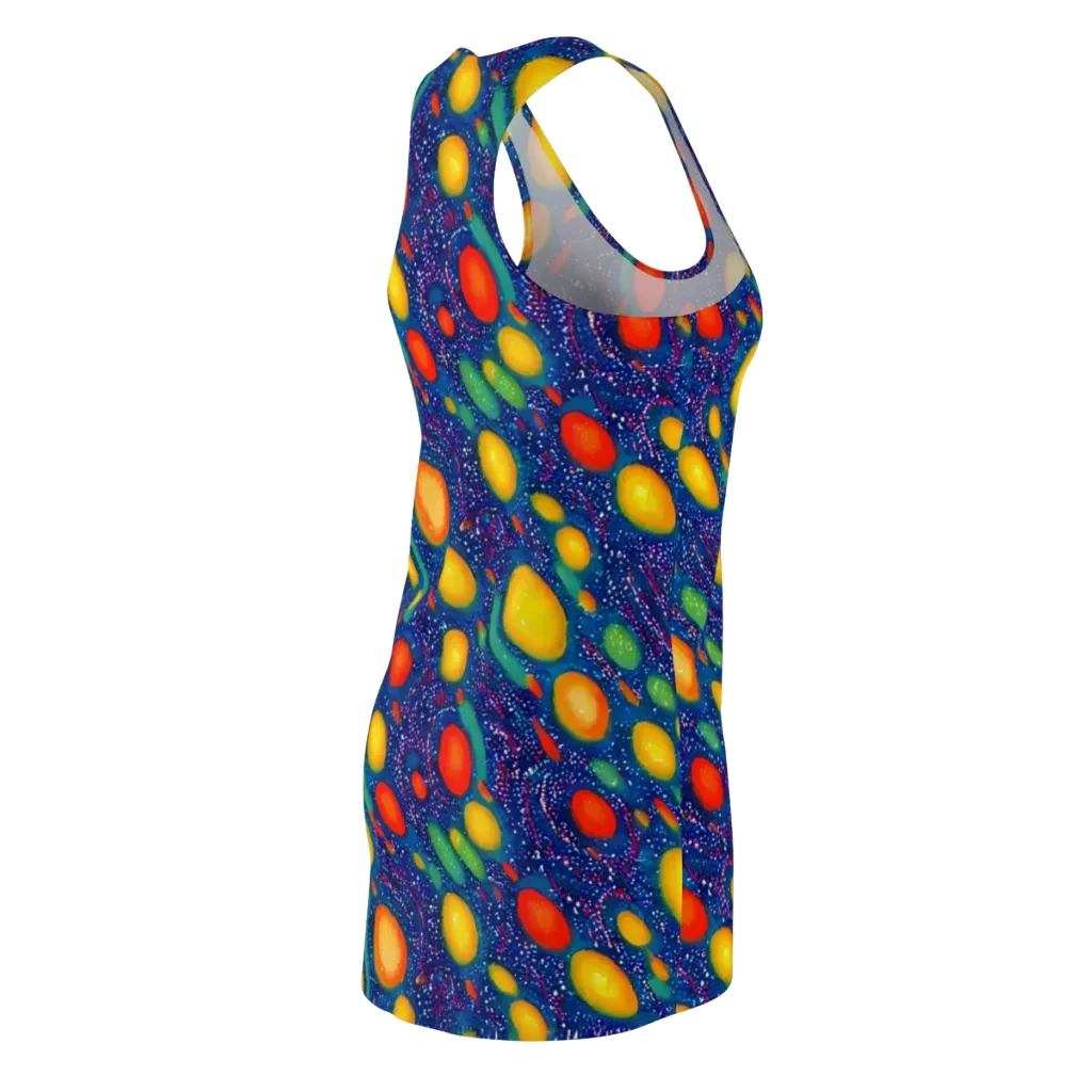 Cosmic Citrus on Racerback Dress — Back Side