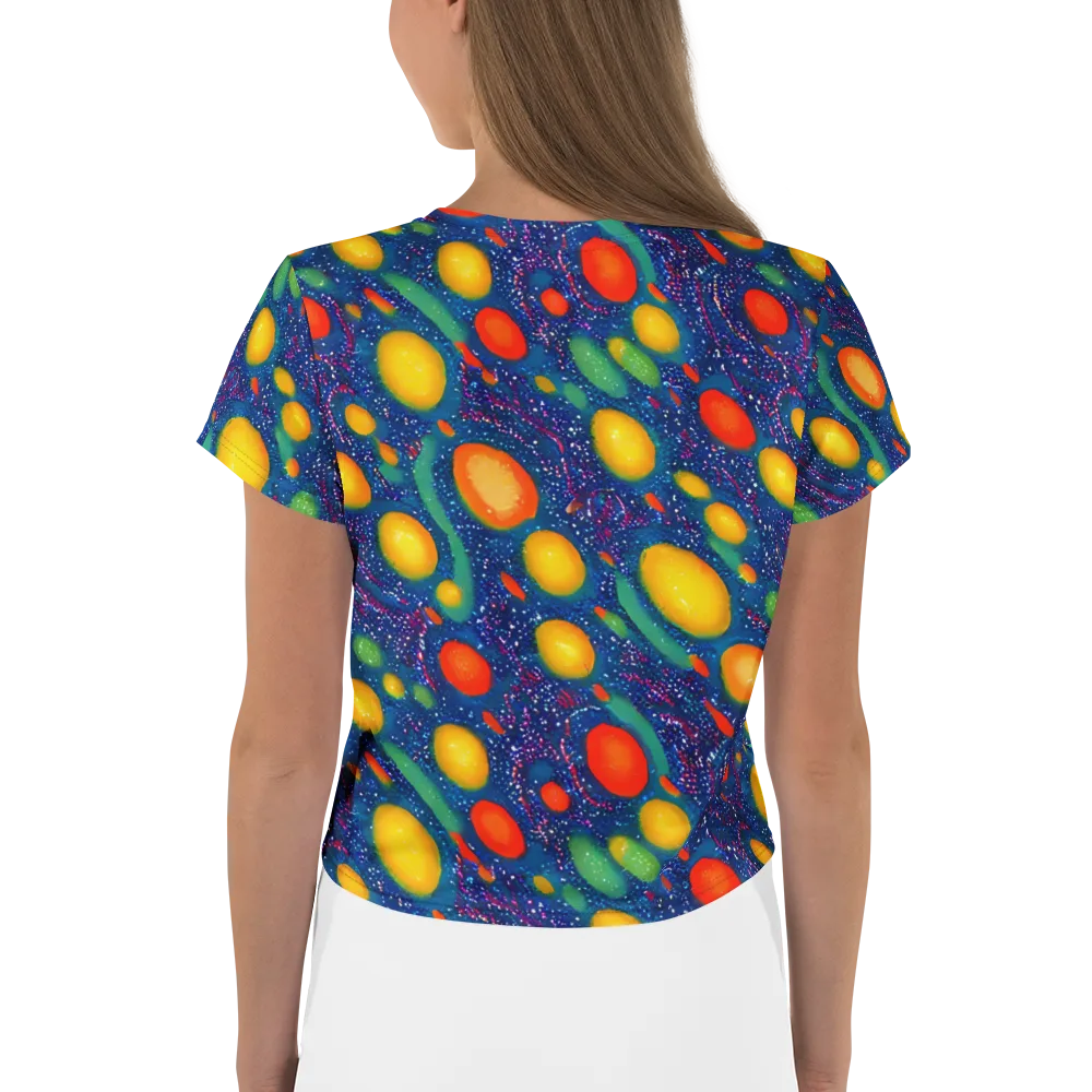 Cosmic Citrus on Crop Tee — Back