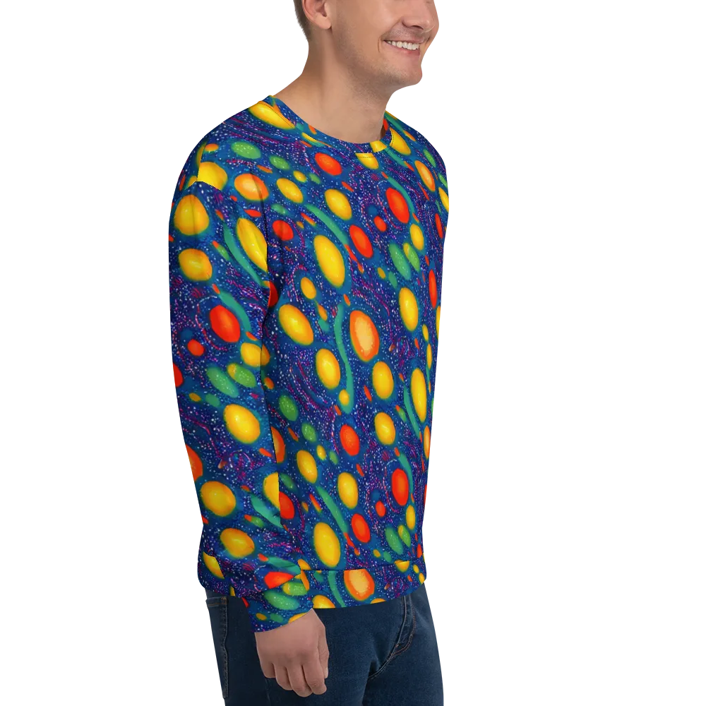 Cosmic Citrus on Sweatshirt — Right Front