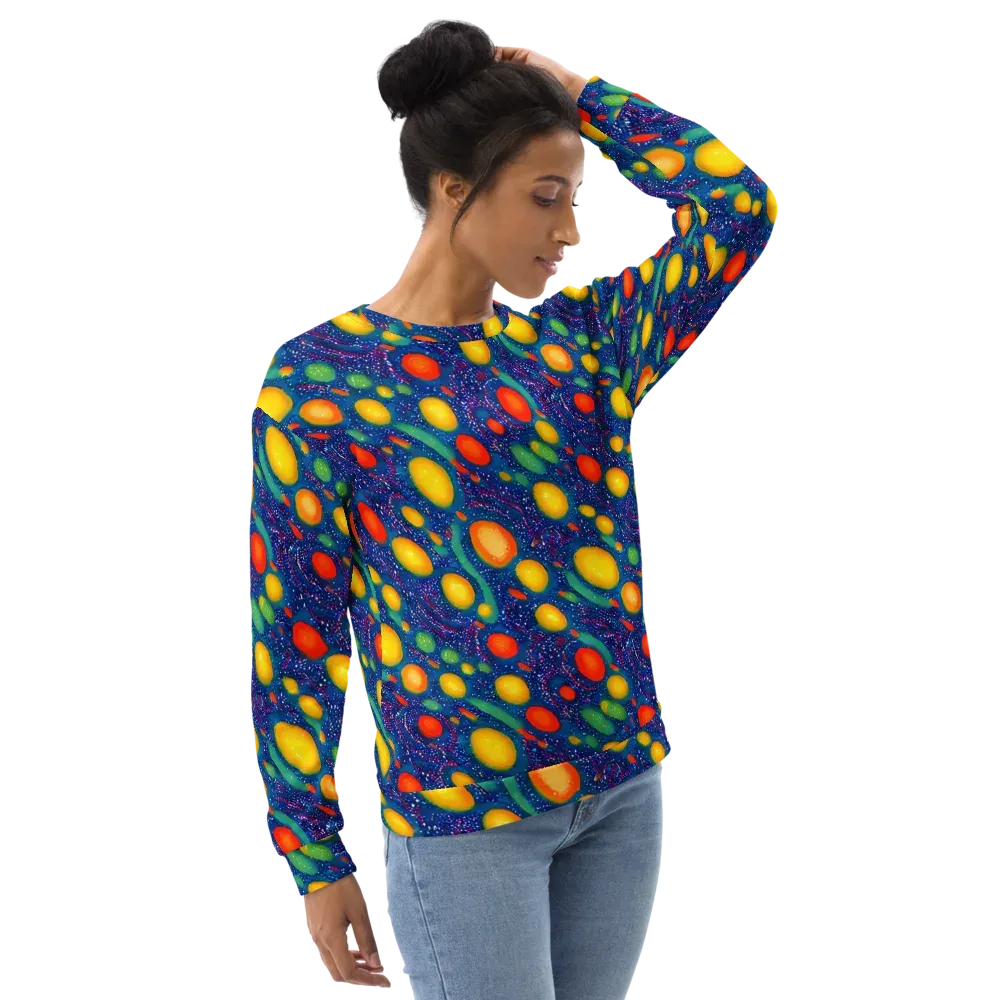Cosmic Citrus on Sweatshirt — Right Front