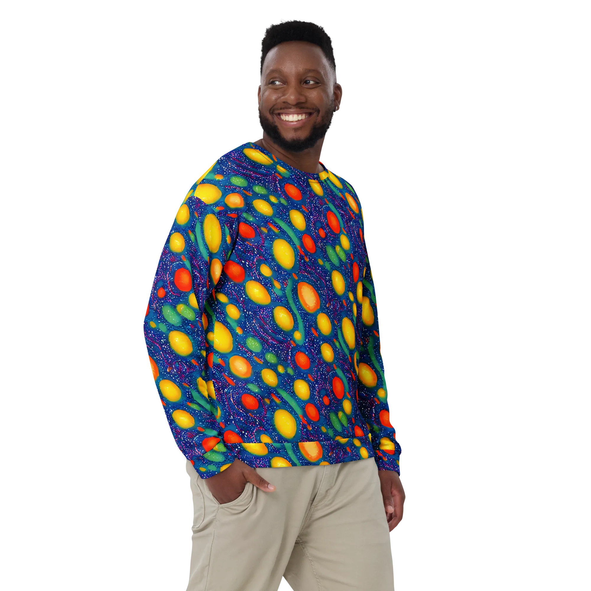 Cosmic Citrus on Sweatshirt — Front