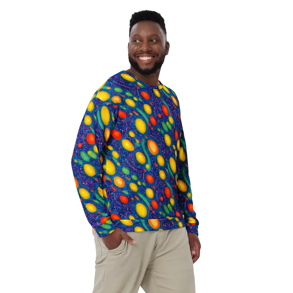 Cosmic Citrus on Sweatshirt — Front