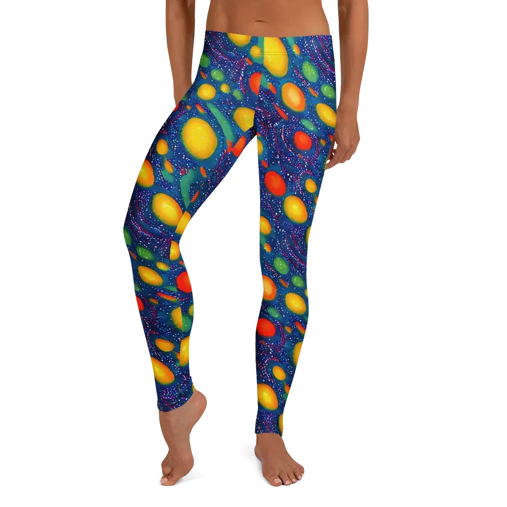 Cosmic Citrus on Leggings — Front