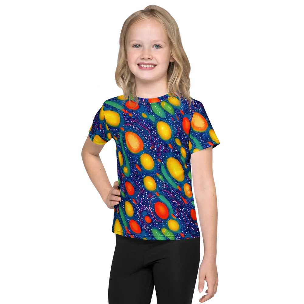 Cosmic Citrus on Kids Crew Neck T-Shirt — Front