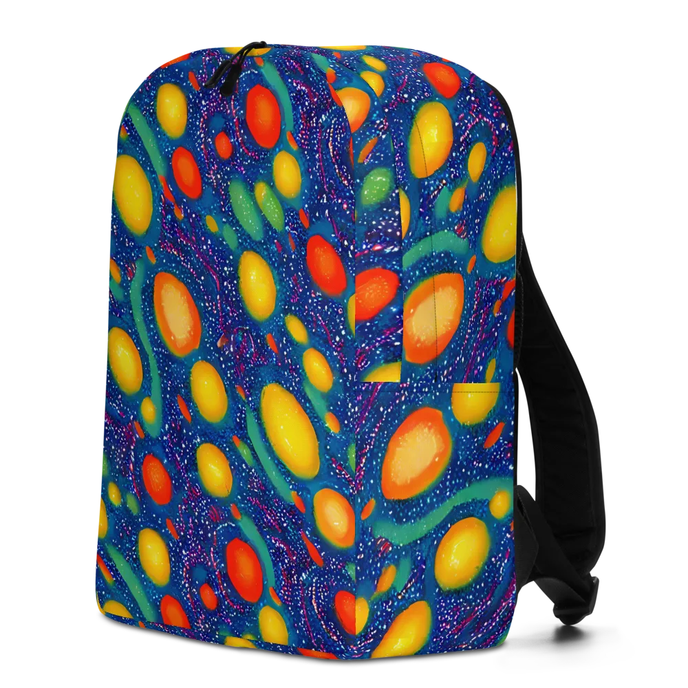Cosmic Citrus on Minimalist Backpack — Left