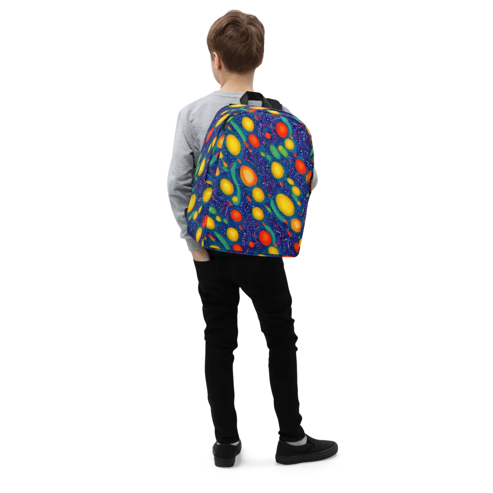 Cosmic Citrus on Minimalist Backpack — Right Front
