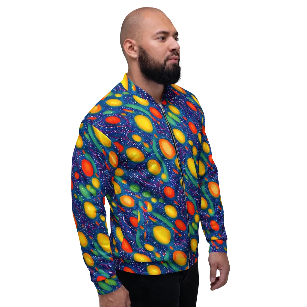Cosmic Citrus on Bomber Jacket — Right