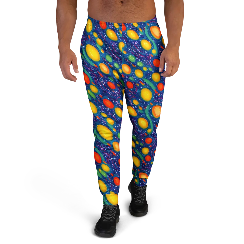 Cosmic Citrus on Men's Joggers — Front
