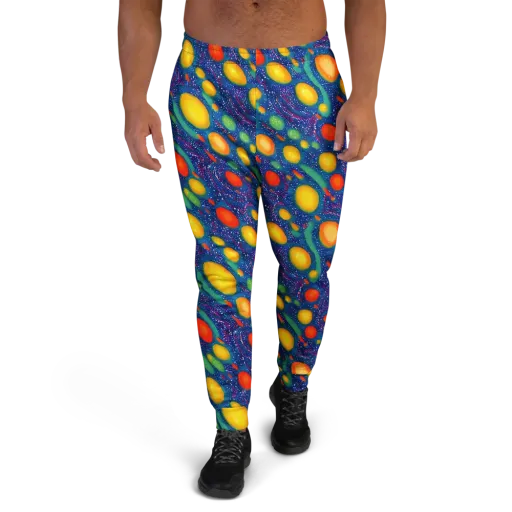 Cosmic Citrus on a Men's Joggers