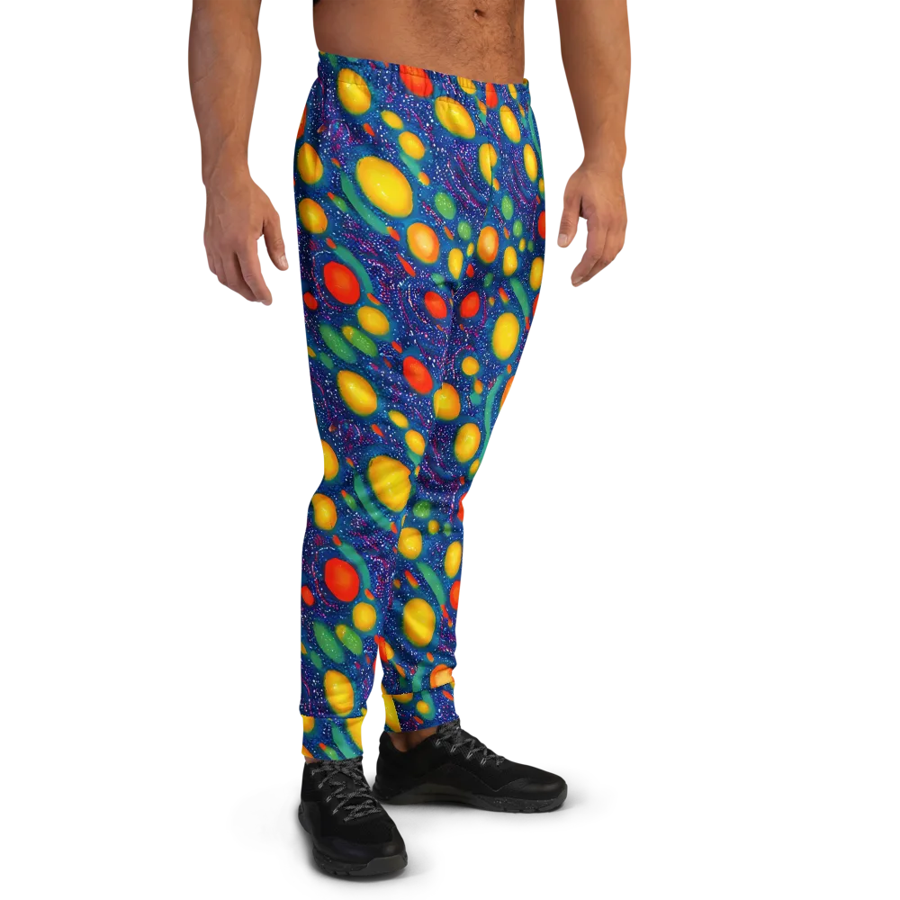 Cosmic Citrus on Men's Joggers — Right