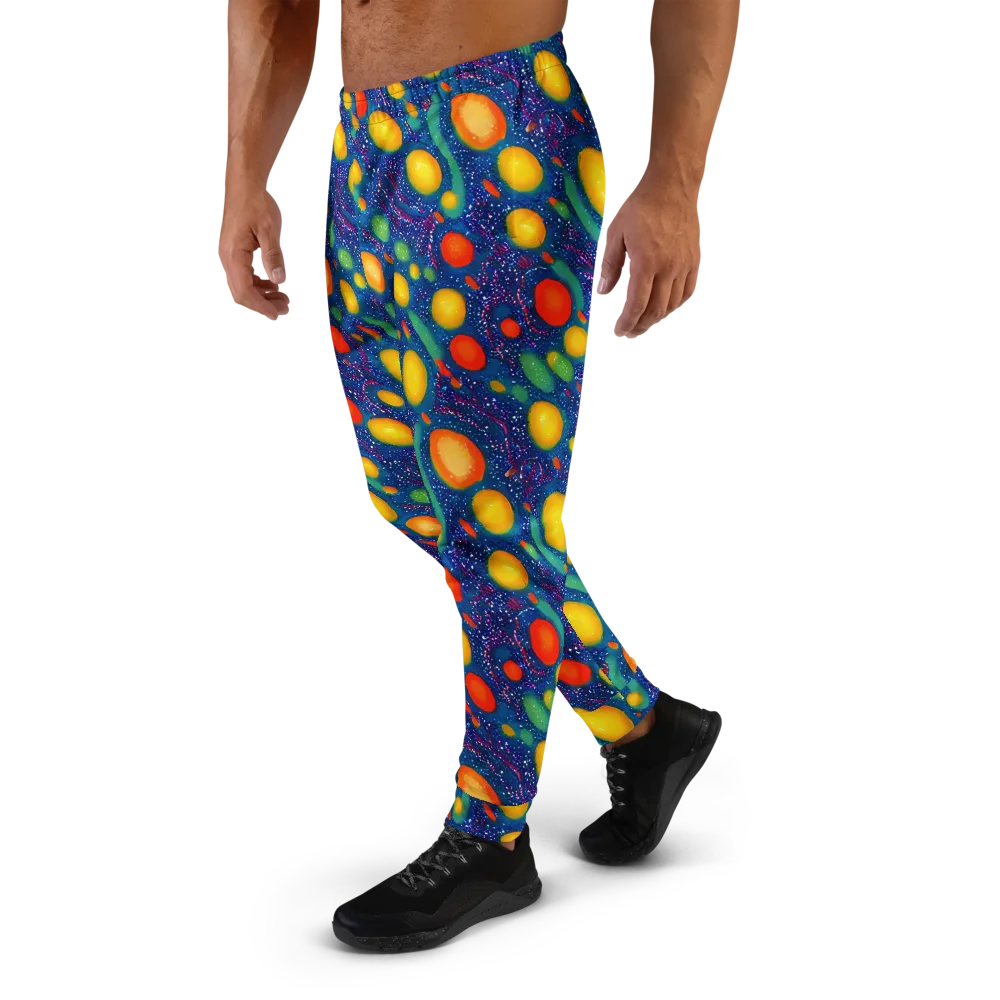 Cosmic Citrus on Men's Joggers — Left