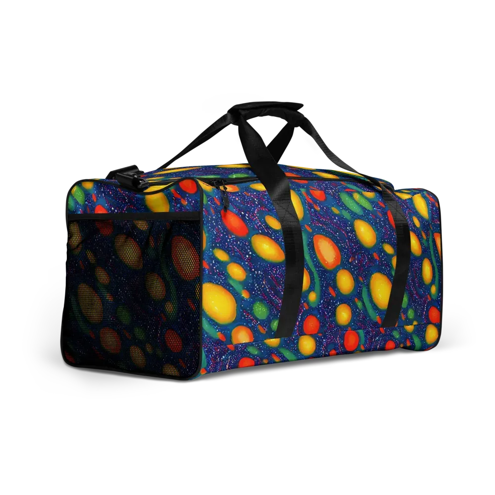 Cosmic Citrus on Duffle Bag — Right Front