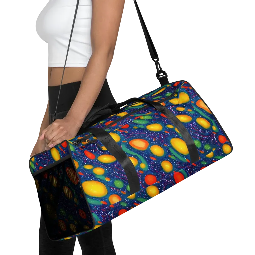 Cosmic Citrus on Duffle Bag — Front