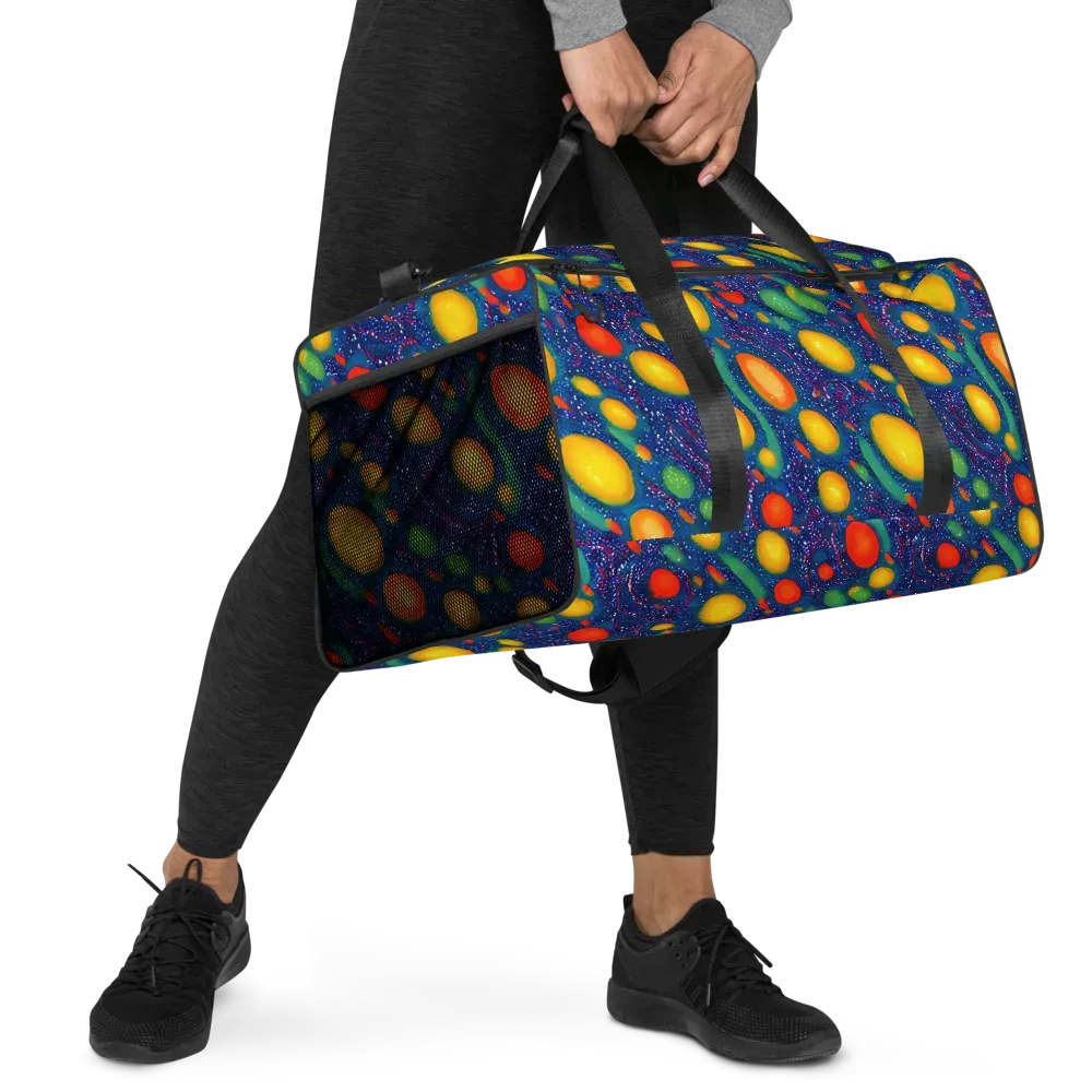Cosmic Citrus on Duffle Bag — Right Front