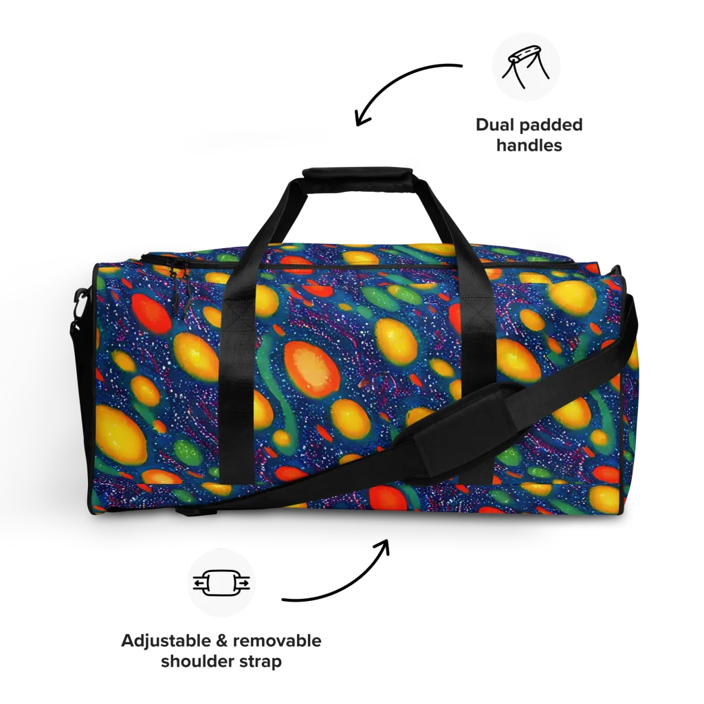 Cosmic Citrus on Duffle Bag — Front