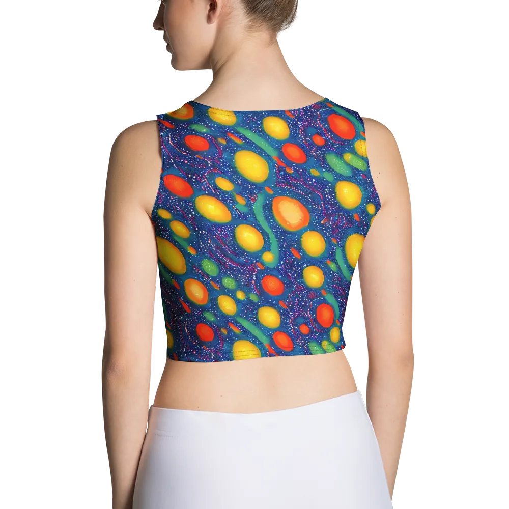 Cosmic Citrus on Crop Top — Back