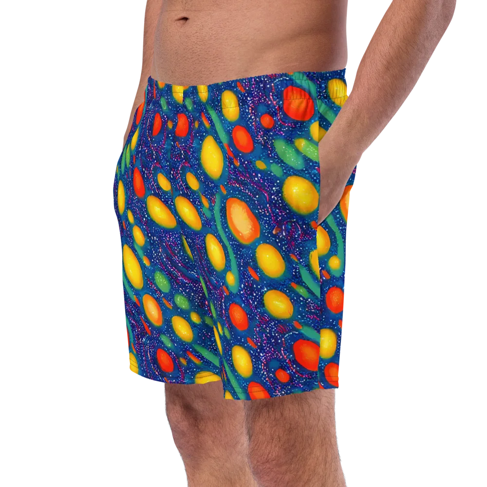 Cosmic Citrus on Swim Trunks — Left Front
