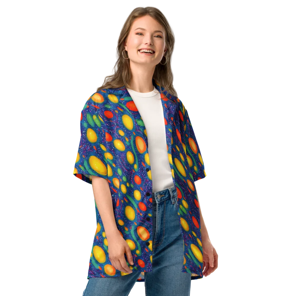 Cosmic Citrus on Button Shirt — Front