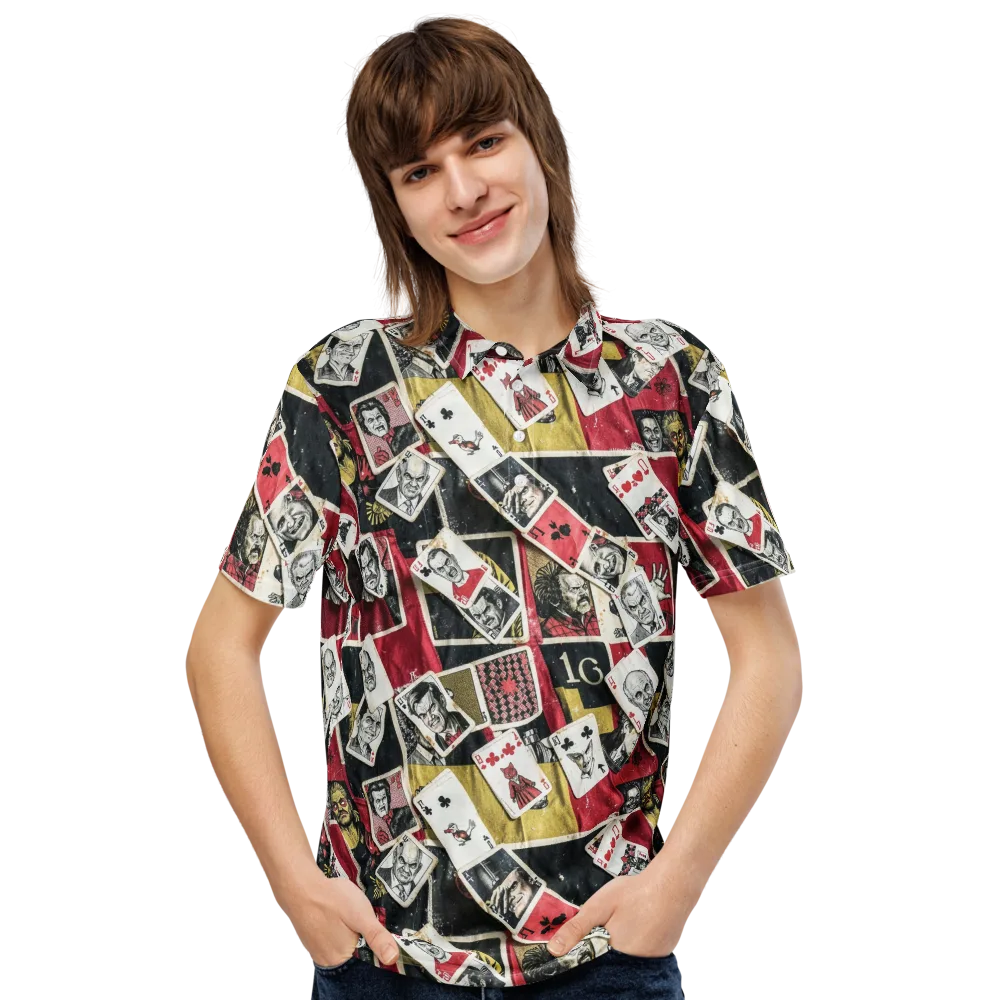 Velvet Ante on Men's Slim Fit Polo Shirt — Front