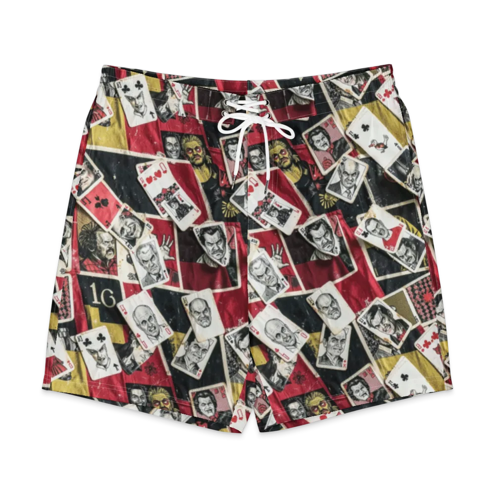 Velvet Ante on Men's Board Shorts — Front