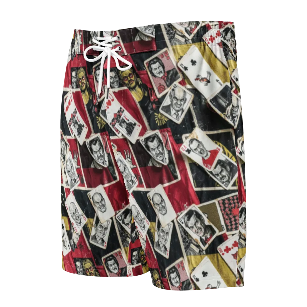 Velvet Ante on Men's Board Shorts — Front