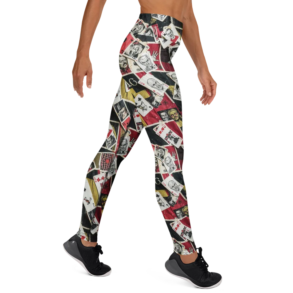 Velvet Ante on Yoga Leggings — Right