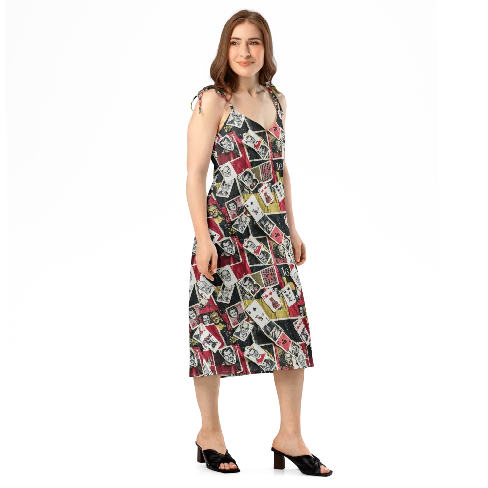Velvet Ante on Slip Dress — Right Front