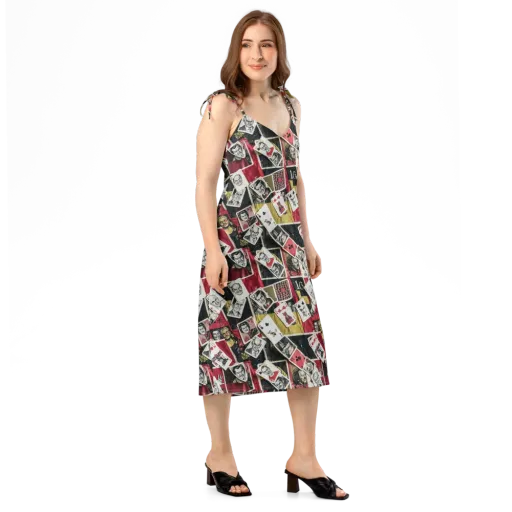 Velvet Ante on a Slip Dress
